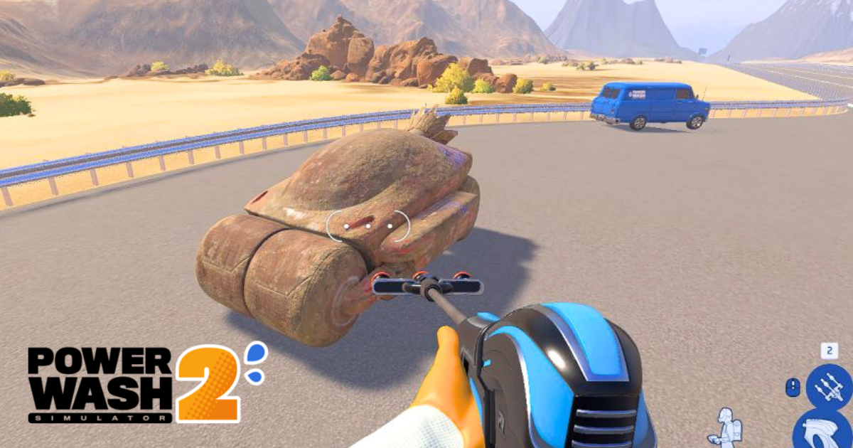 パワーウォッシュシミュレーター2 攻略／キャリアモード「未来的なバイク」