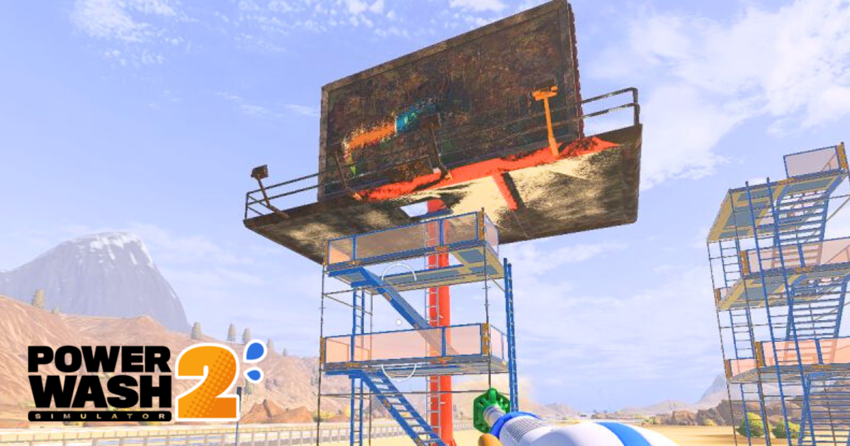 パワーウォッシュシミュレーター2 攻略／キャリアモード「看板」