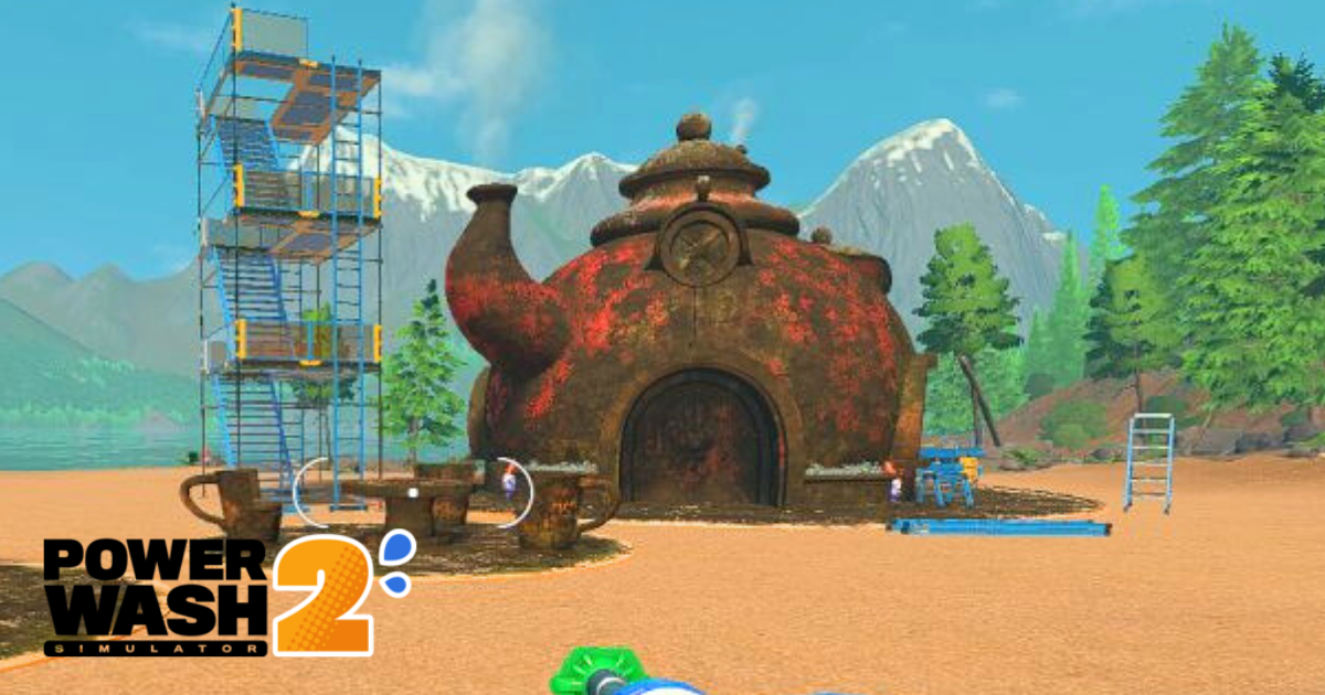 パワーウォッシュシミュレーター2 攻略／キャリアモード「ティーポットルーム」